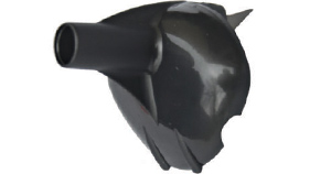 detail KV+ košíček FORZA 10mm dark GREY 1 pár