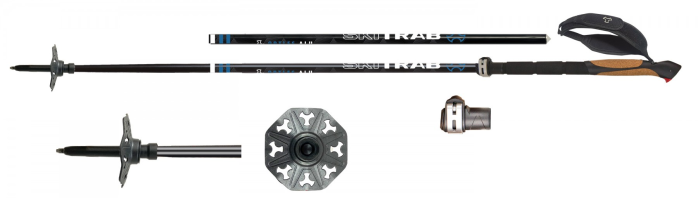 detail SKITRAB POLES ORTLES ALU