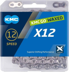 KMC X12 stříbrný waxed