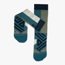 ON HIGH SOCK Storm/Moss