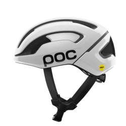 POC OMNE AIR MIPS Hydrogen White / Uranium Black MAtt logo