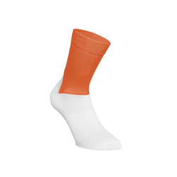 POC ESSENTIAL ROAD SOCKS ZINK ORANGE/H. WHITE
