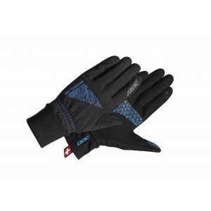 detail KV+ XC FOCUS GLOVES Black/Blue 25G07-2