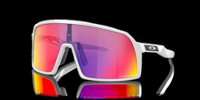 detail OAKLEY SUTRO S Matte White/Prizm Road