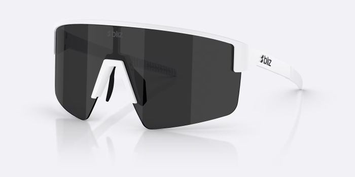 detail BLIZ P004 MATTE WHITE/SMOKE