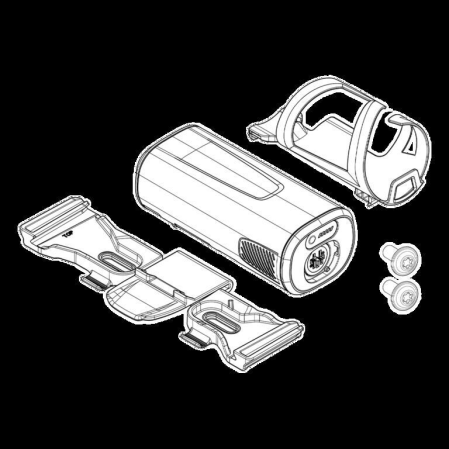 detail BOSCH Držák na lahev PowerMore 250