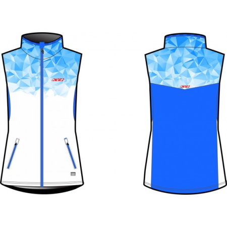 detail KV+ TORNADO VEST WOMAN Blue/White