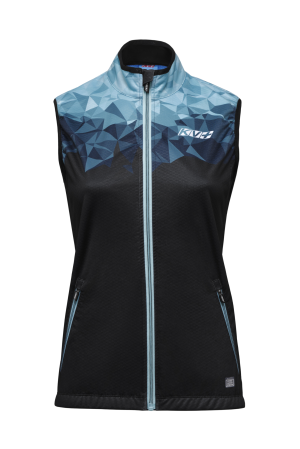 detail KV+ TORNADO VEST WOMAN Black/Turquoise 24v103-21
