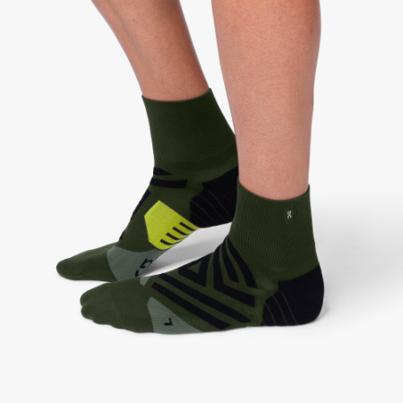 detail ON MID SOCK Jungle/Lime