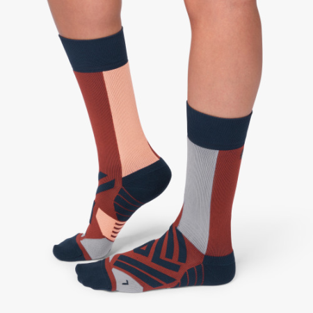 detail ON HIGH SOCK W Ox/Navy