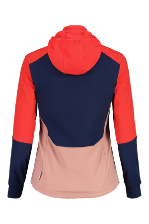 detail MALOJA NESHAM. Fire Red Multi