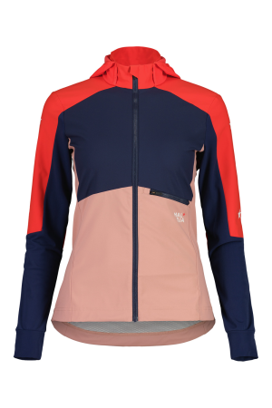 detail MALOJA NESHAM. Fire Red Multi