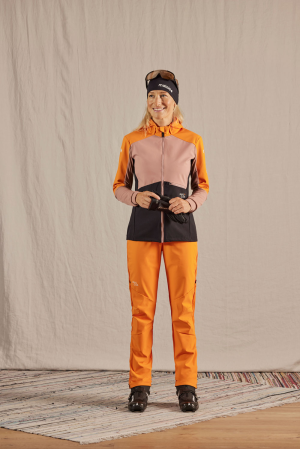 detail MALOJA NESHAM. Orange Sun Multi