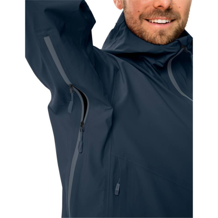 detail VAUDE CROZ 3L JACKET III Dark sea