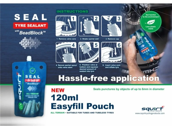 detail SQUIRT SEAL - tmel 120ml