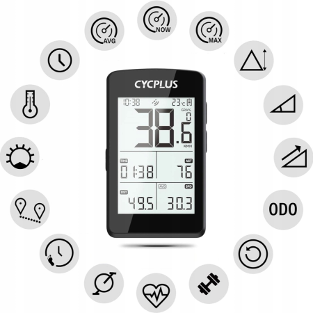 detail CYKLOPOČÍTAČ CYCPLUS M3