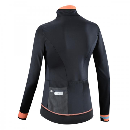 detail DOTOUT BODYLINK JACKET Black/Fluo Orange A19W530