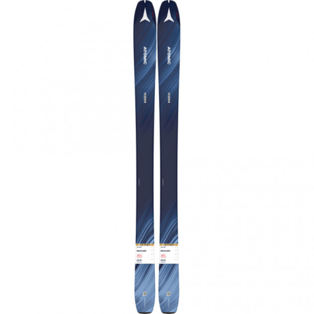 detail ATOMIC BACKLAND 85 W + PÁSY HYBRID SKIN 85/86 B