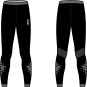 náhled KV+ SEAMLESS PANTS UNISEX Black 20U105-1
