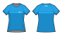 náhled KV+ SPRINT T-shirt woman- BLUE 21SW01-2