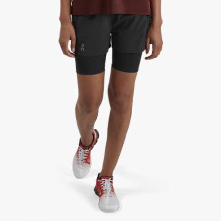 detail ON ACTIVE SHORTS W Black