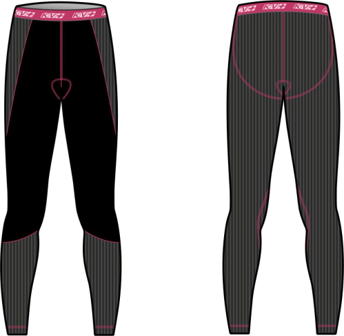 KV+ JULIER WOMAN PANTS Black/Pink 9U124-1
