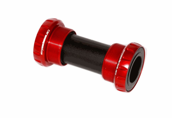 detail CERAMICSPEED BB30 SHIMANO MTB Press-fit BB30 frame to 24mm axle – Red