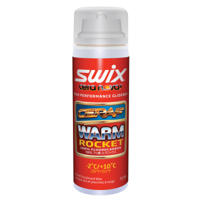 SWIX Cera F WARM ROCKET spray 70ml -2°C/+10°C