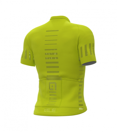 detail ALÉ COOLING JERSEY Fluo Yellow L13246019